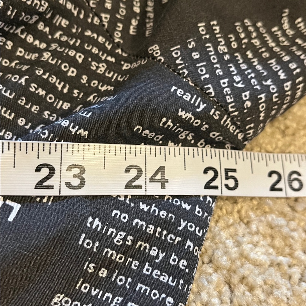 Spoon Love Beyond Words Novel Text Print Button Front Shirt Dress 1X - Picture 6 of 7
